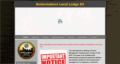 Desktop Screenshot of ibblocal85.org
